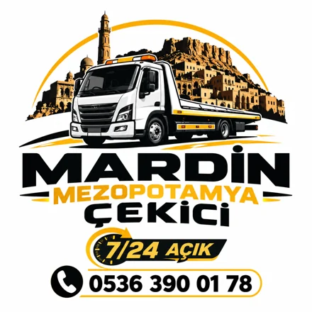 Mardin Mezopotamya Çekici - Mardin oto çekici logosu